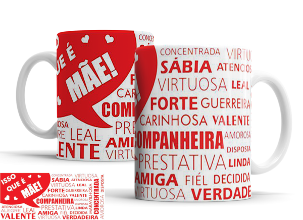 Caneca Dia das Mães de porcelana Mod. 112