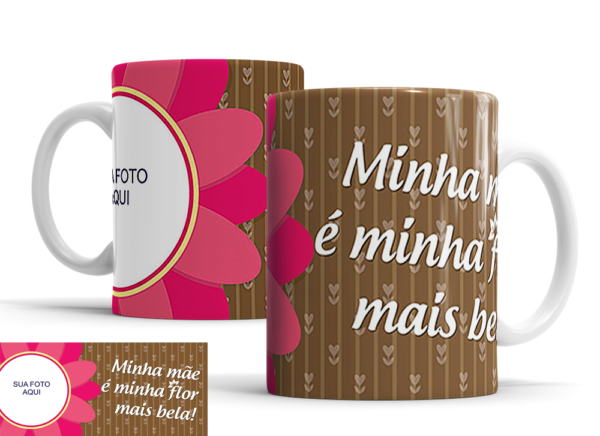 Caneca Dia das Mães de porcelana Mod. 116