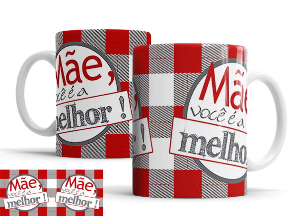 Caneca Dia das Mães de porcelana Mod. 118