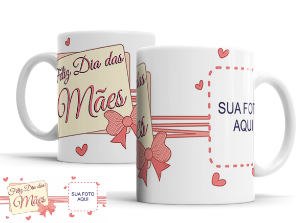 Caneca Dia das Mães de porcelana Mod. 119