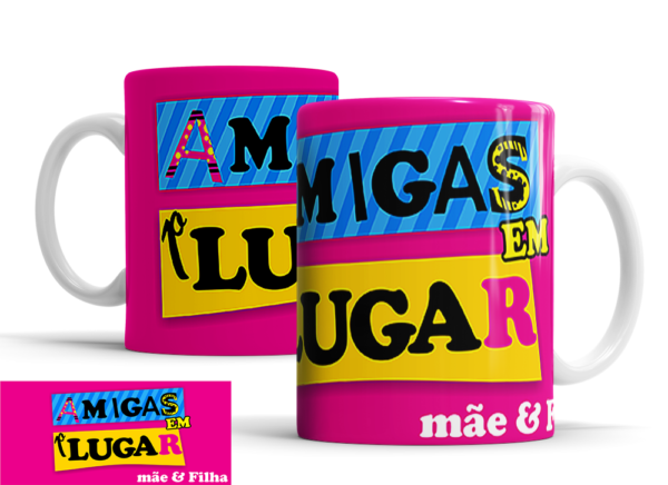 Caneca Dia das Mães de porcelana Mod. 13