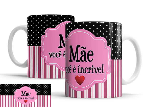 Caneca Dia das Mães de porcelana Mod. 132