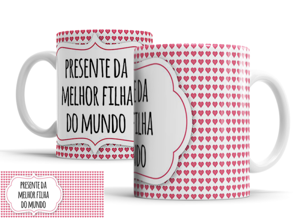 Caneca Dia das Mães de porcelana Mod. 14