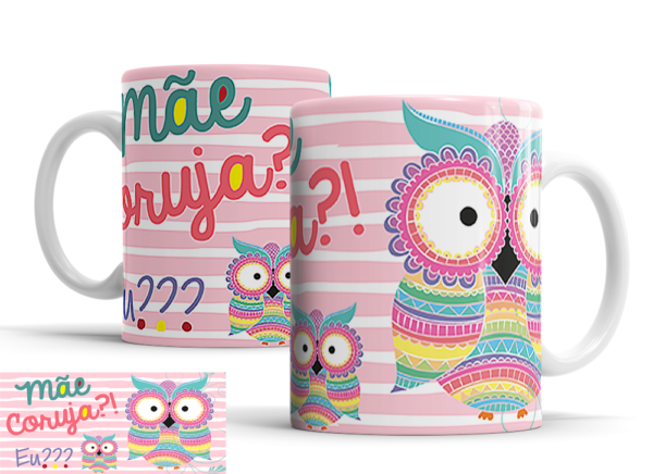 Caneca Dia das Mães de porcelana Mod. 140