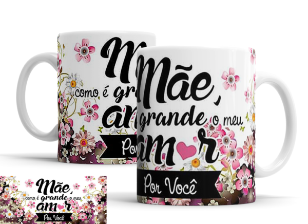 Caneca Dia das Mães de porcelana Mod. 141