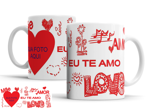 Caneca Dia das Mães de porcelana Mod. 152