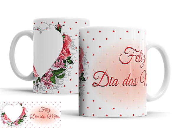 Caneca Dia das Mães de porcelana Mod. 157