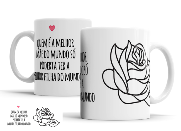 Caneca Dia das Mães de porcelana Mod. 182