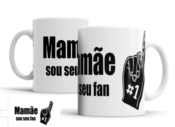 Caneca Dia das Mães de porcelana Mod. 23