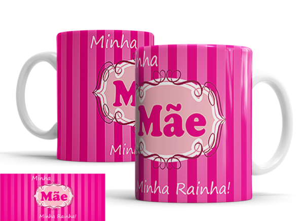 Caneca Dia das Mães de porcelana Mod. 24