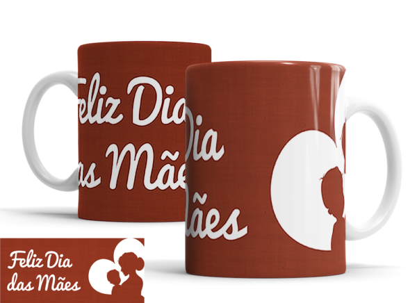 Caneca Dia das Mães de porcelana Mod. 26