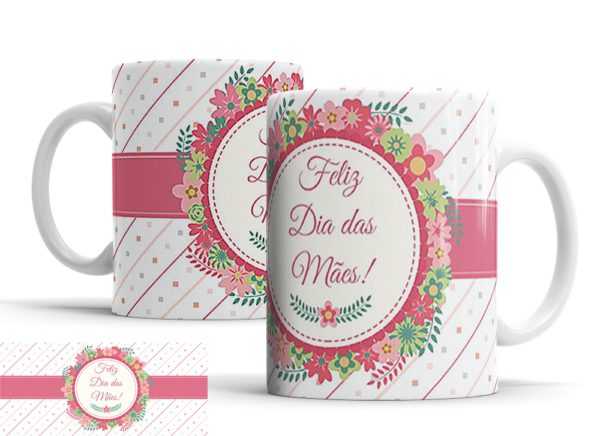 Caneca Dia das Mães de porcelana Mod. 52