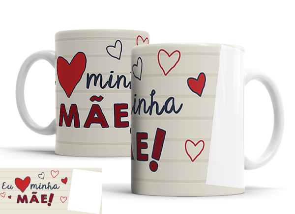 Caneca Dia das Mães de porcelana Mod. 78