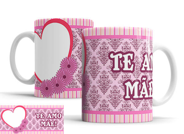 Caneca Dia das Mães de porcelana Mod. 84