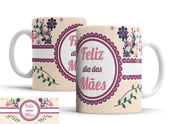 Caneca Dia das Mães de porcelana Mod. 94