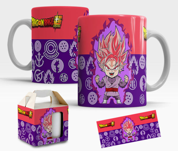 Caneca Dragon Ball Z de Porcelana com caixinha  Mod.04