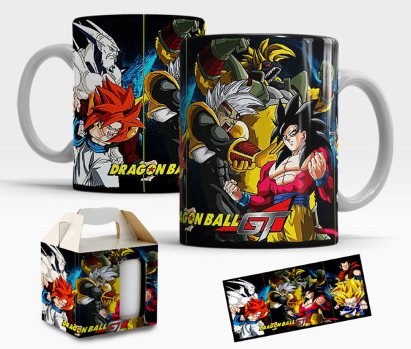 Caneca Dragon Ball Z de Porcelana com caixinha  Mod.05