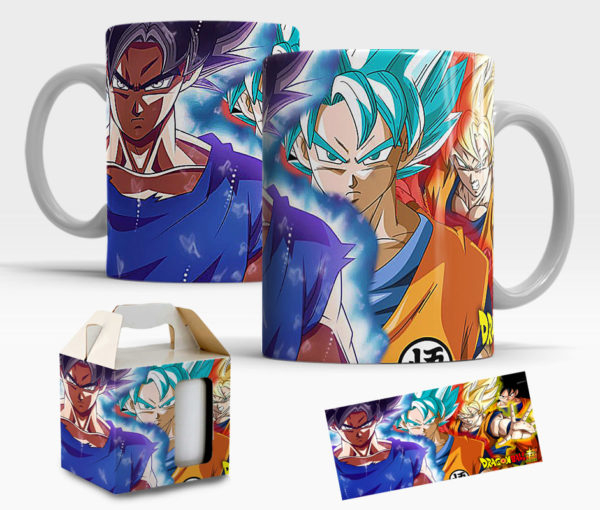 Caneca Dragon Ball Z de Porcelana com caixinha  Mod.15