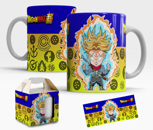 Caneca Dragon Ball Z de Porcelana com caixinha  Mod.22