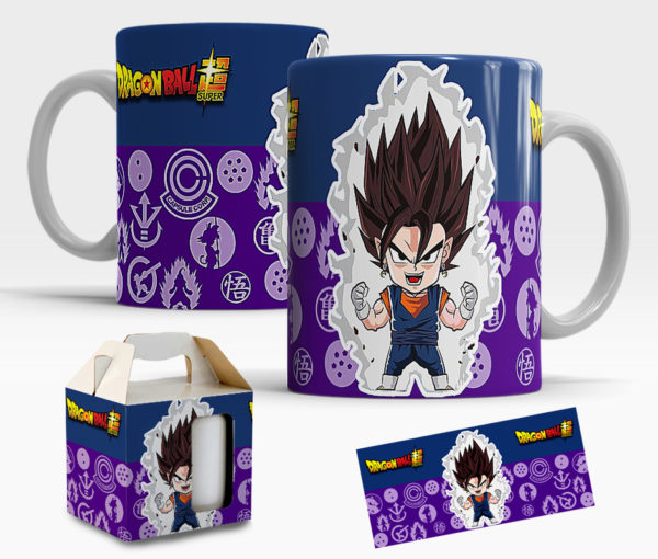 Caneca Dragon Ball Z de Porcelana com caixinha  Mod.30