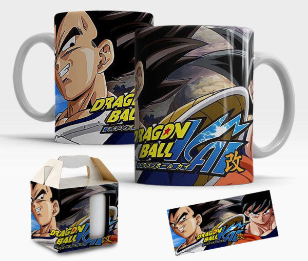 Caneca Dragon Ball Z de Porcelana com caixinha  Mod.34