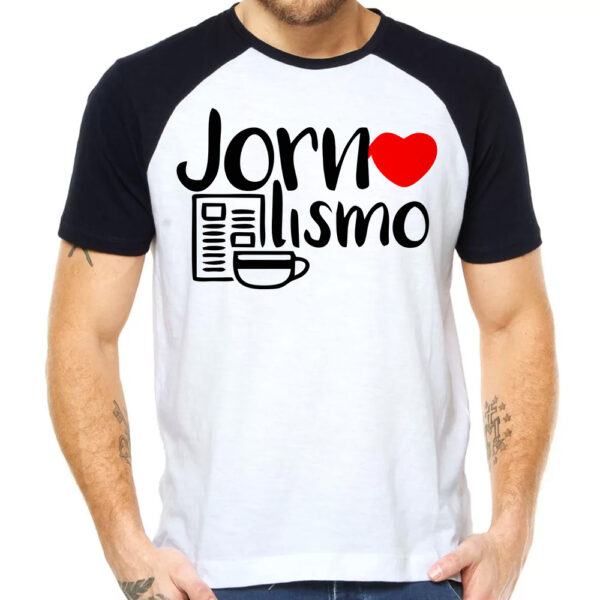 Camiseta Jornalismo profissão