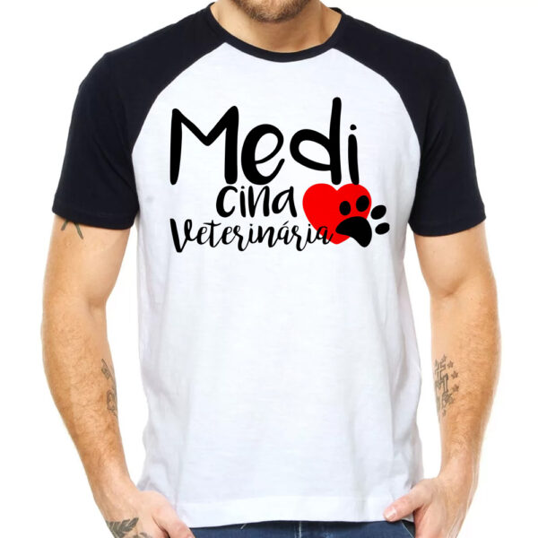 Camiseta Medicina Veterinária profissão