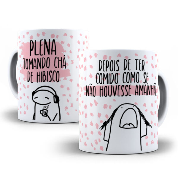 Caneca Meme Flork divertida com caixinha mod.15