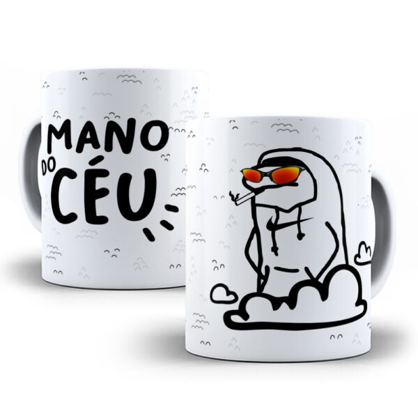 Caneca Meme Flork divertida com caixinha mod.18