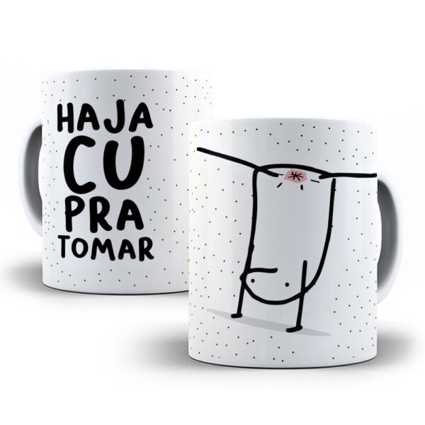 Caneca Meme Flork divertida com caixinha mod.19