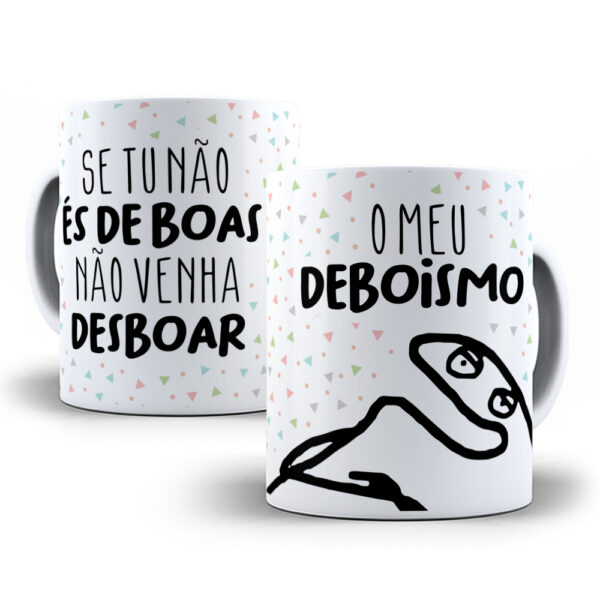 Caneca Meme Flork divertida com caixinha mod.21