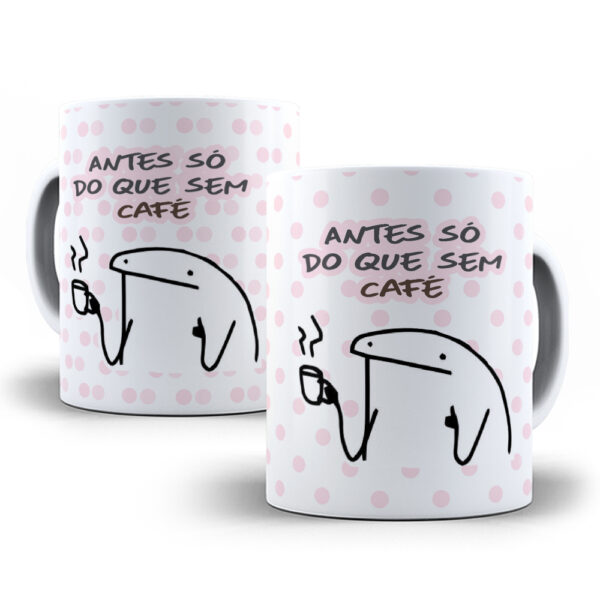 Caneca Meme Flork divertida com caixinha mod.22