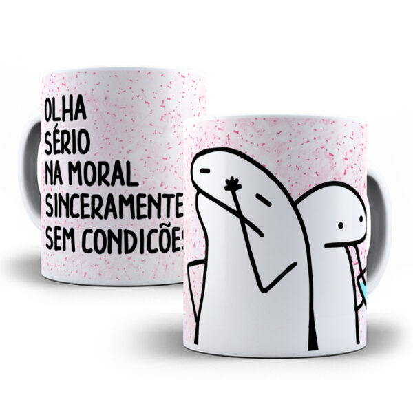 Caneca Meme Flork divertida com caixinha mod.32