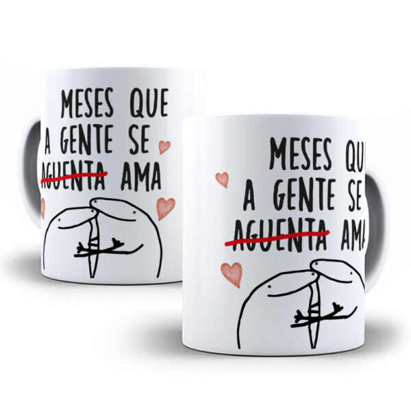 Caneca Meme Flork divertida com caixinha mod.37