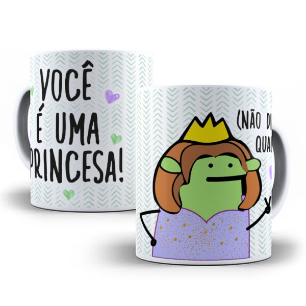 Caneca Meme Flork divertida com caixinha mod.43