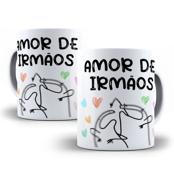 Caneca Meme Flork divertida com caixinha mod.45