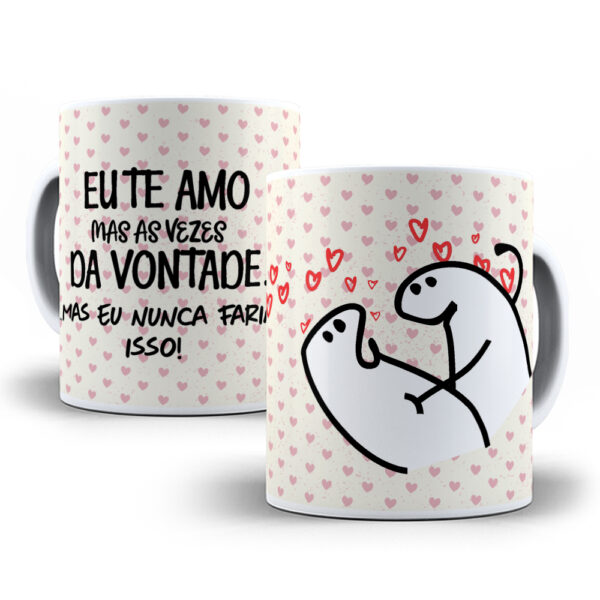 Caneca Meme Flork divertida com caixinha mod.63